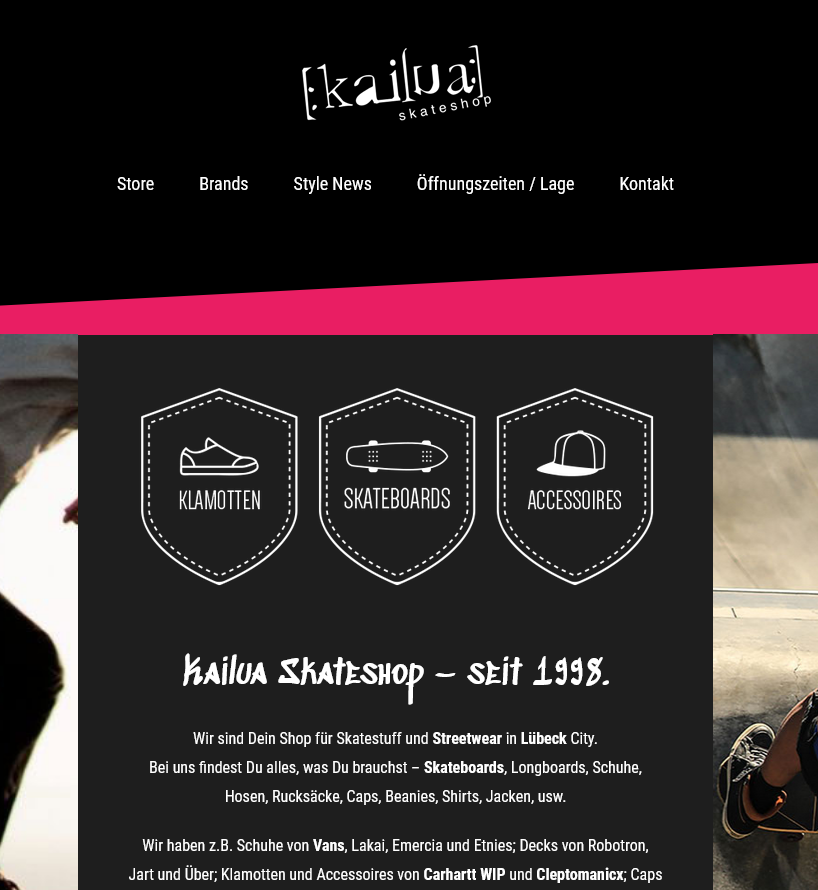 Homepage von Kailua